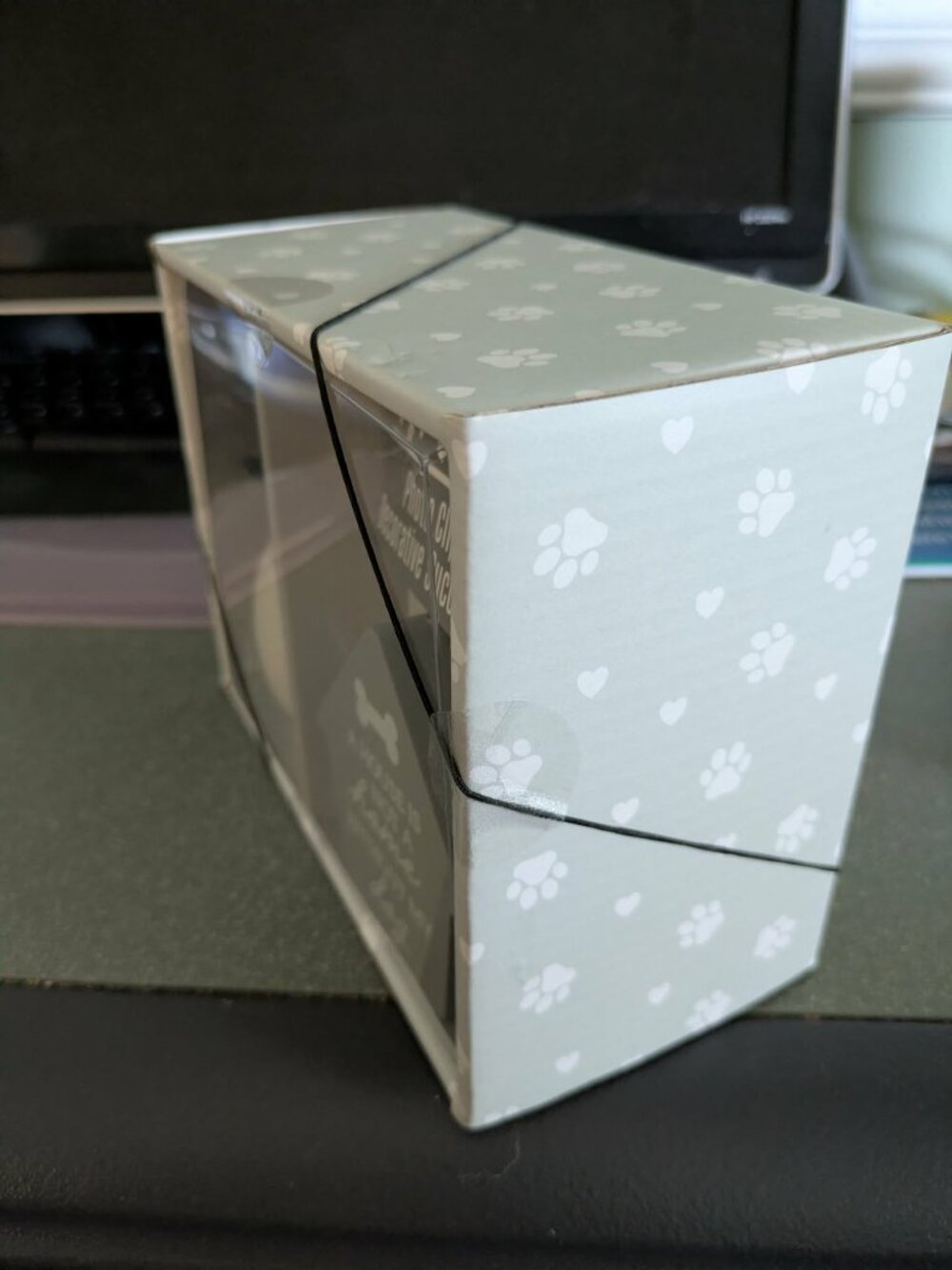 Best of Breed Pet Photo Clip & Decorative Succulent Set - White & Gray - Picture 4 of 5